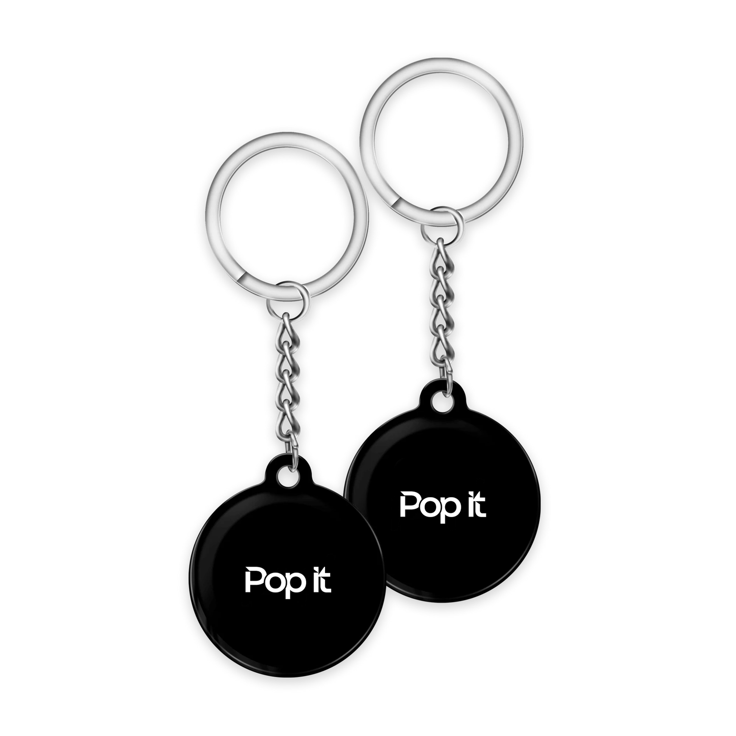 Pop It Keychain Black