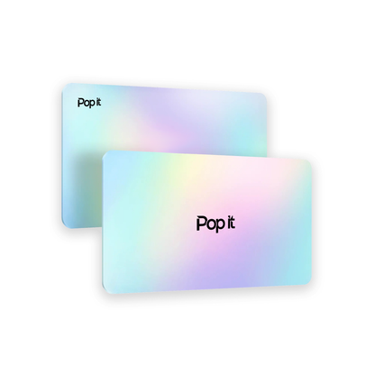 Pop It Card Rainbow