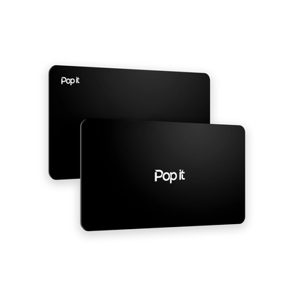 Pop It Card Black