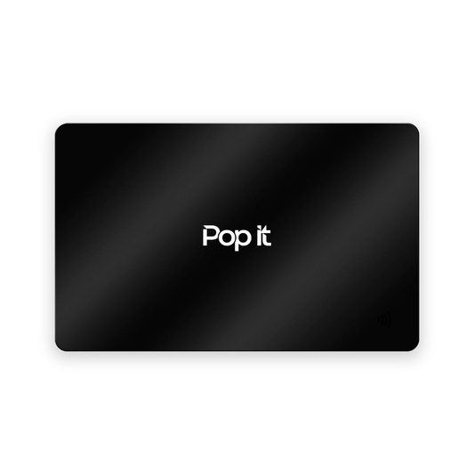 Pop It Card Black