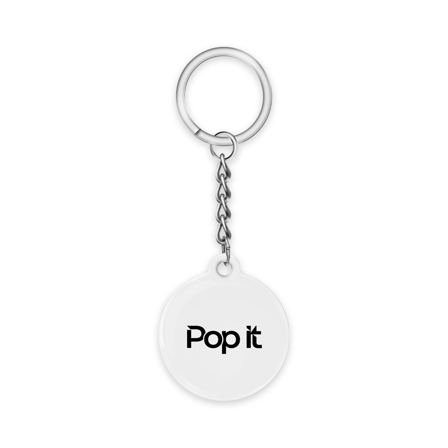 Pop It Keychain White